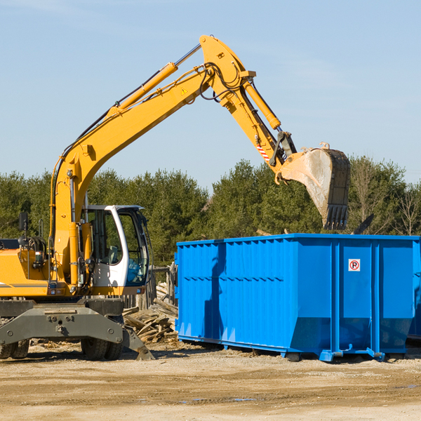 is there a minimum or maximum amount of waste i can put in a residential dumpster in Trout Valley